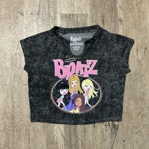 Bratz black cropped tee